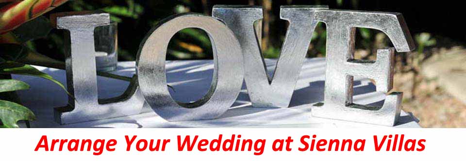 Weddings at Sienna Villas